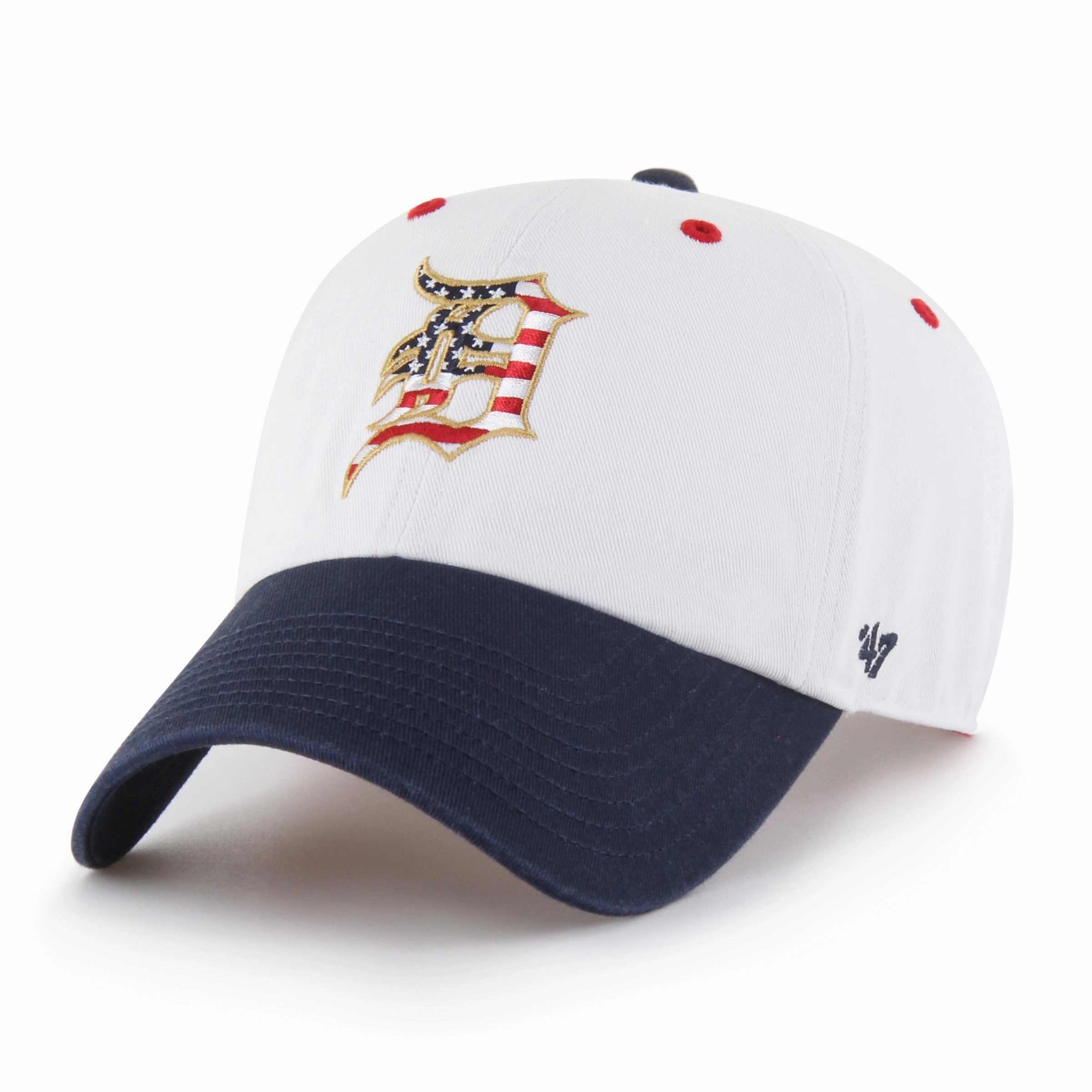 DETROIT TIGERS PATRIOTIC FLAG FILL '47 CLEAN UP