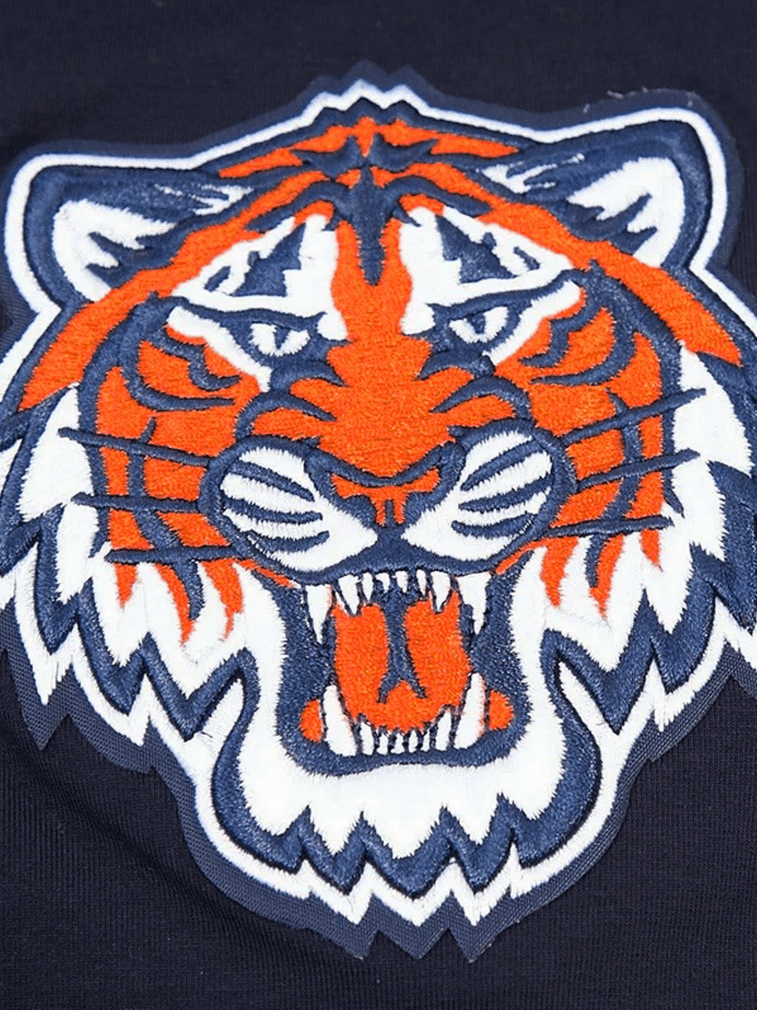 Detroit Tigers Pro Standard MLB Team Chenille Flex T-Shirt - Navy
