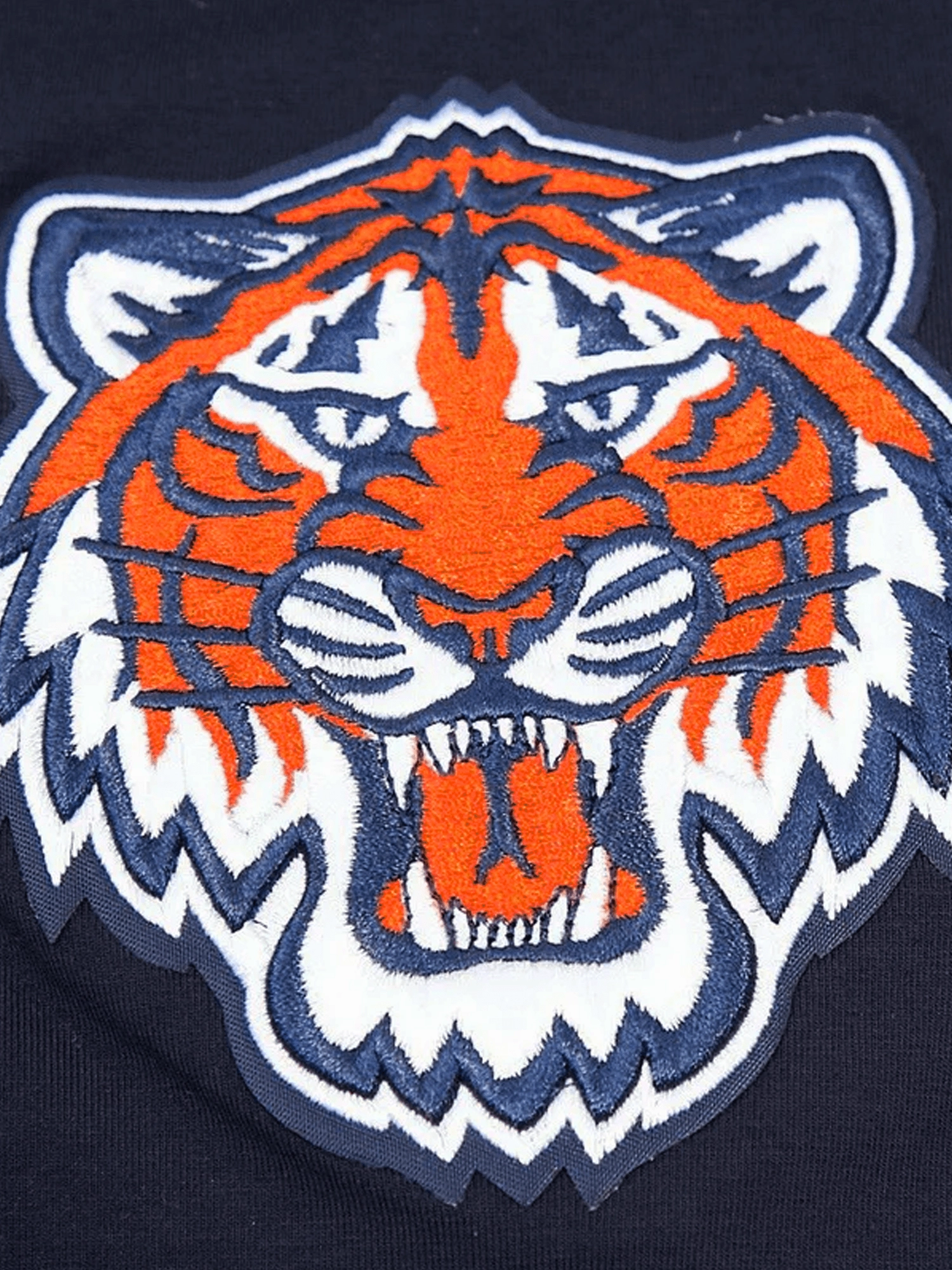 Detroit Tigers Pro Standard MLB Team Chenille Flex T-Shirt - Navy