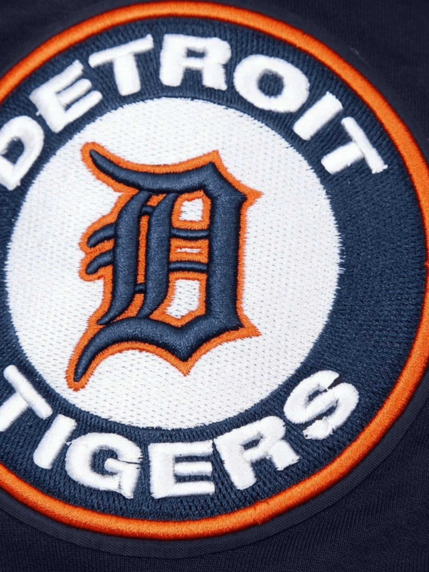 Detroit Tigers Pro Standard MLB Team Chenille Hoodie Jumper  - Navy