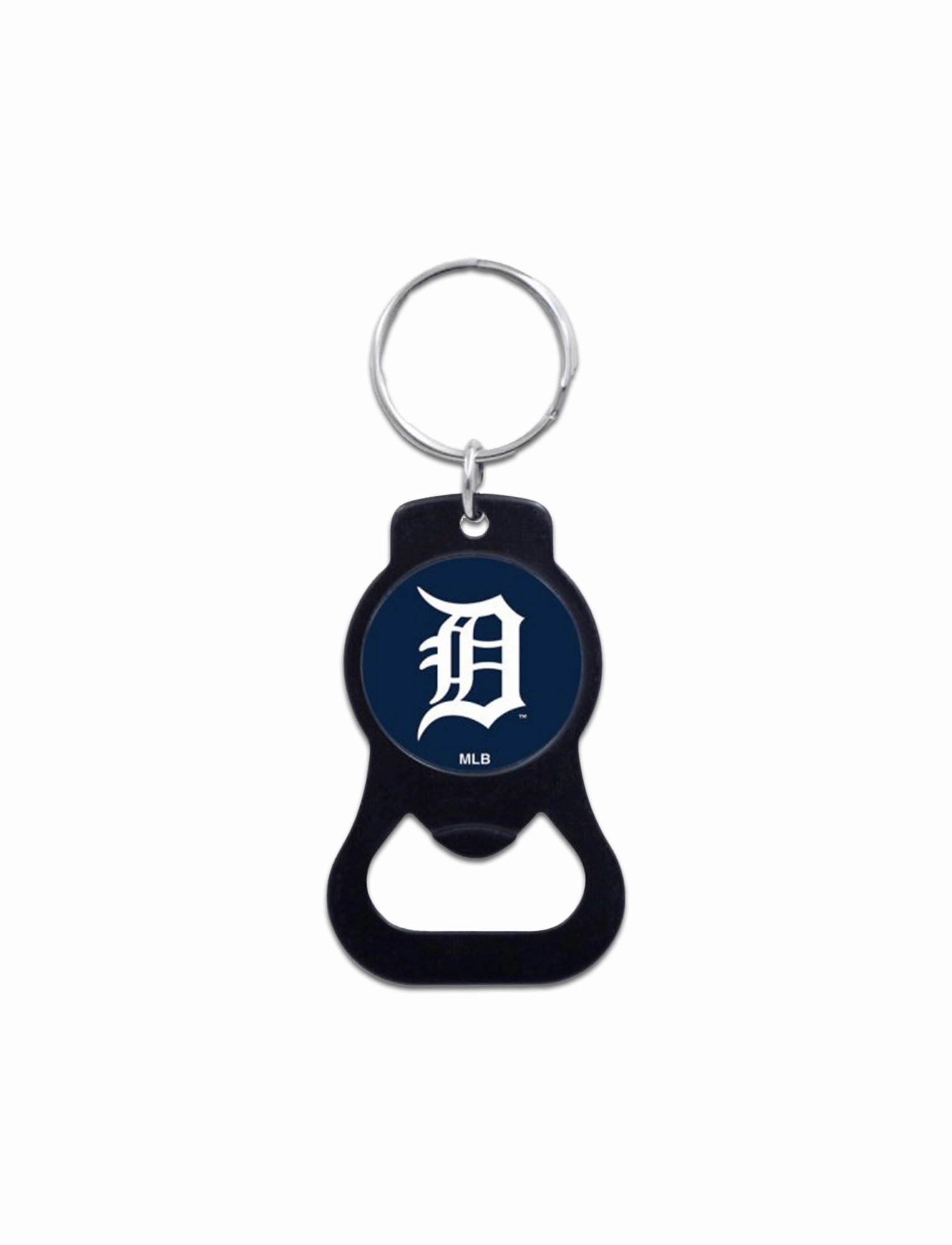 Detroit Tigers Wincraft MLB Team Logo/Black Bottle Opener Key Ring