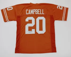 Earl Campbell Signed Texas Longhorns Jersey (Beckett COA) Oilers All Pro R.B