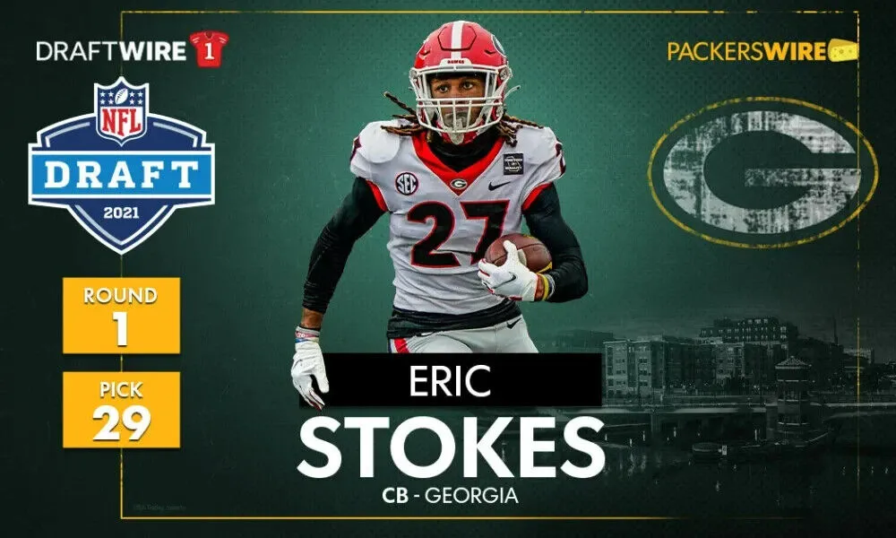 Eric Stokes Signed Georgia Bulldogs Jersey (JSA COA) 2021 Packers 1st Round Pick
