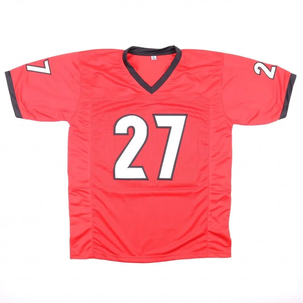 Eric Stokes Signed Georgia Bulldogs Jersey (JSA COA) 2021 Packers 1st Round Pick