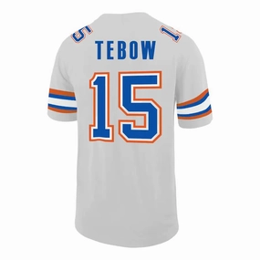 F.Gators #15 Tim Tebow Jordan Brand Ring of Honor Untouchable Replica Jersey White Stitched American College Jerseys