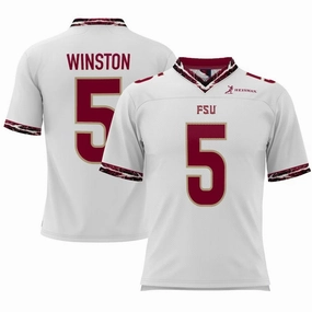 F.State Seminoles #5 Jameis Winston GameDay Greats Heisman Football Jersey  White American College Jerseys