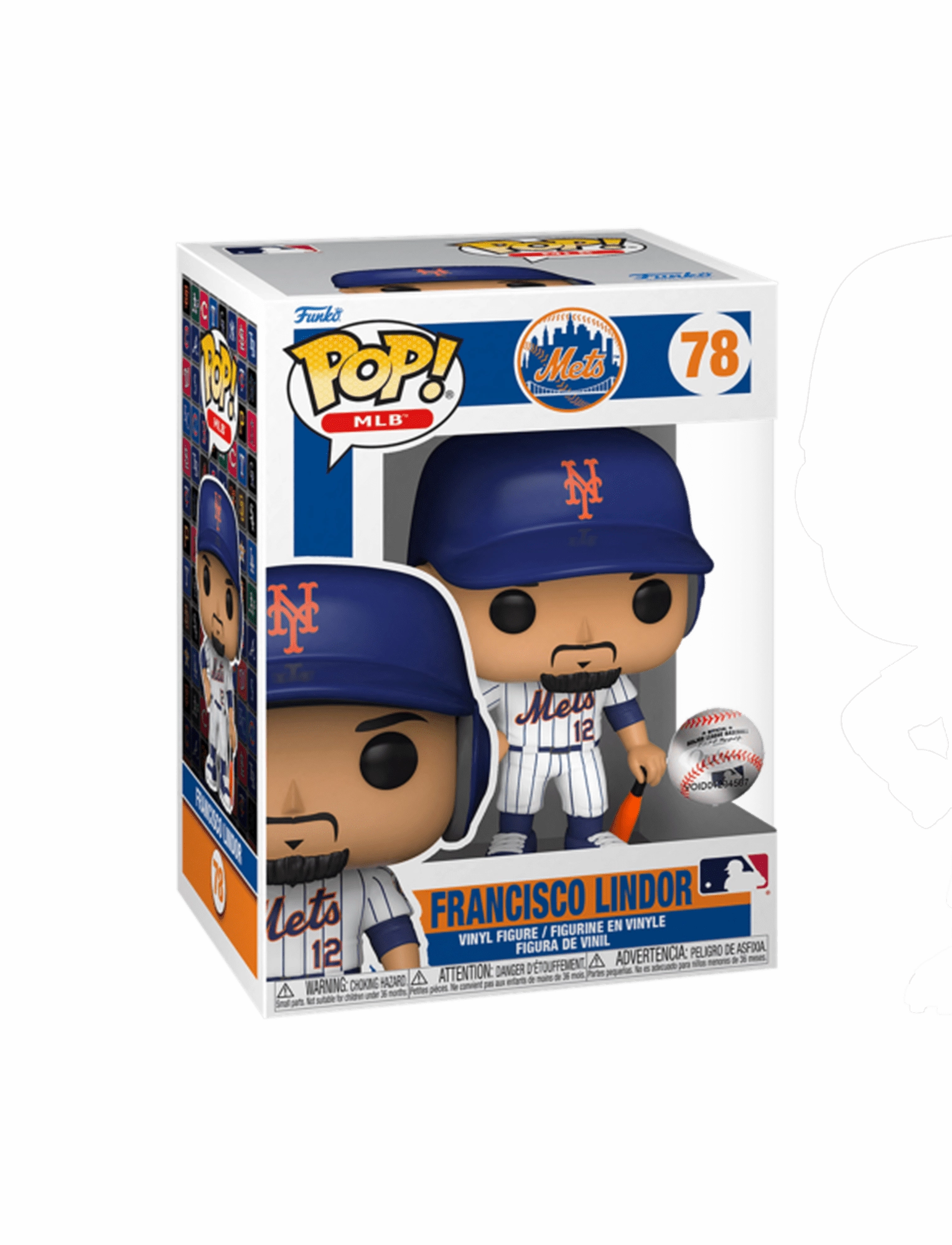 Francisco Lindor New York Mets Funko MLB Pop Vinyl Figure - 78