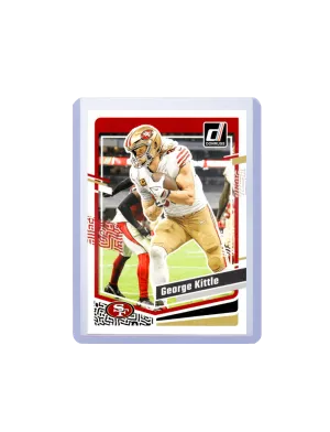 George Kittle San Francisco 49ers Panini NFL 23-24 Donruss Card