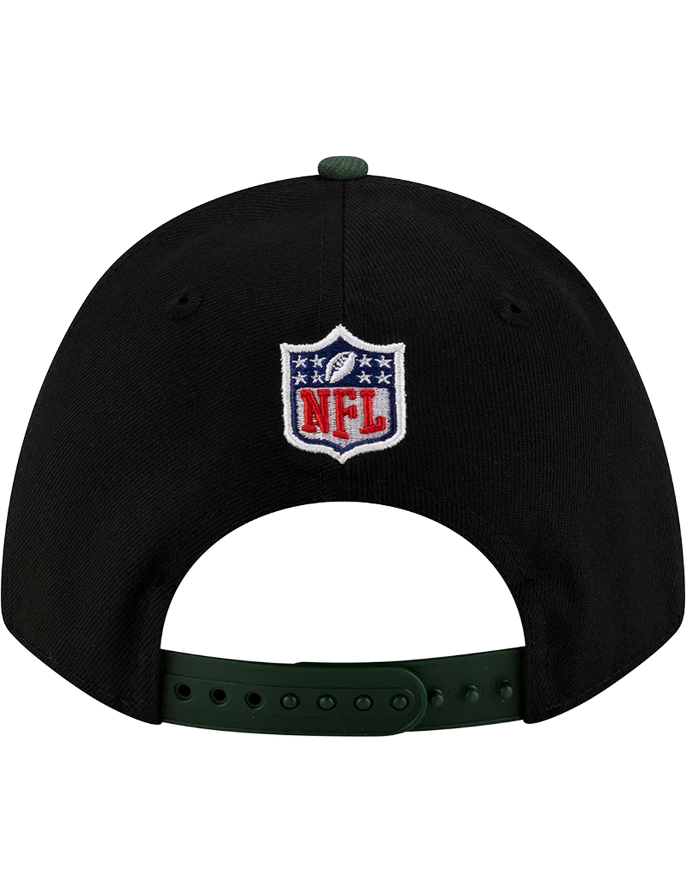 Green Bay Packers New Era NFL 25 Draft 9FORTY M-Crown Snapback Hat - Black