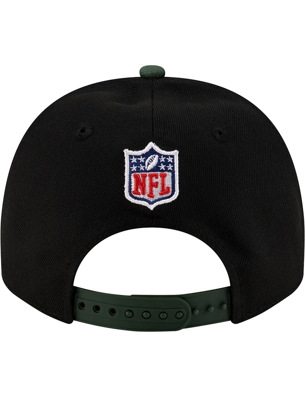 Green Bay Packers New Era NFL 25 Draft Pre-Curved 9FIFTY A-Frame Snapback Hat - Black