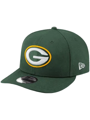 Green Bay Packers New Era NFL Team 9FIFTY Pre-Curved Snapback Hat - Green