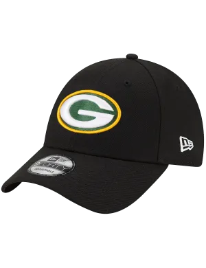 Green Bay Packers New Era NFL Team 9FORTY Snapback Hat - Black