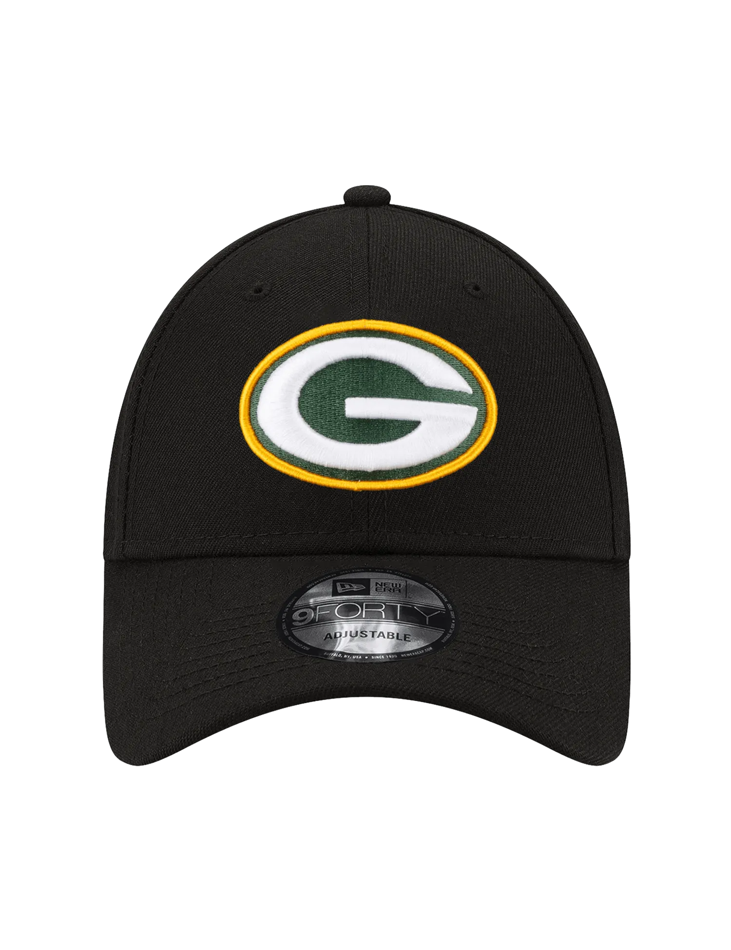 Green Bay Packers New Era NFL Team 9FORTY Snapback Hat - Black