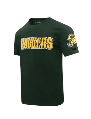 Green Bay Packers Pro Standard NFL Classic Chenille Flex T-Shirt - Green