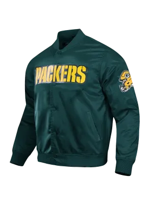 Green Bay Packers Pro Standard NFL Team Classic Satin Button Jacket - Green