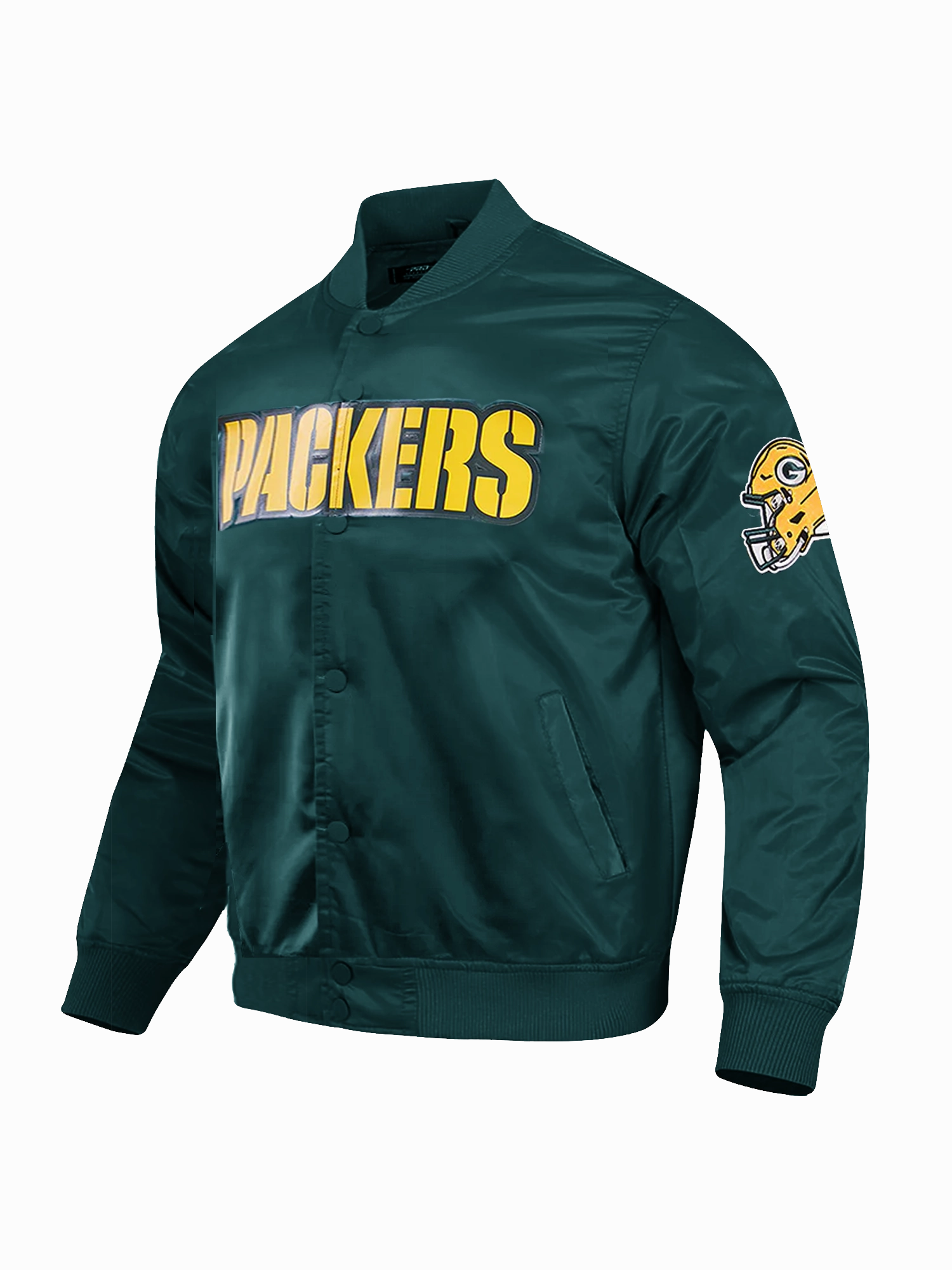 Green Bay Packers Pro Standard NFL Team Classic Satin Button Jacket - Green