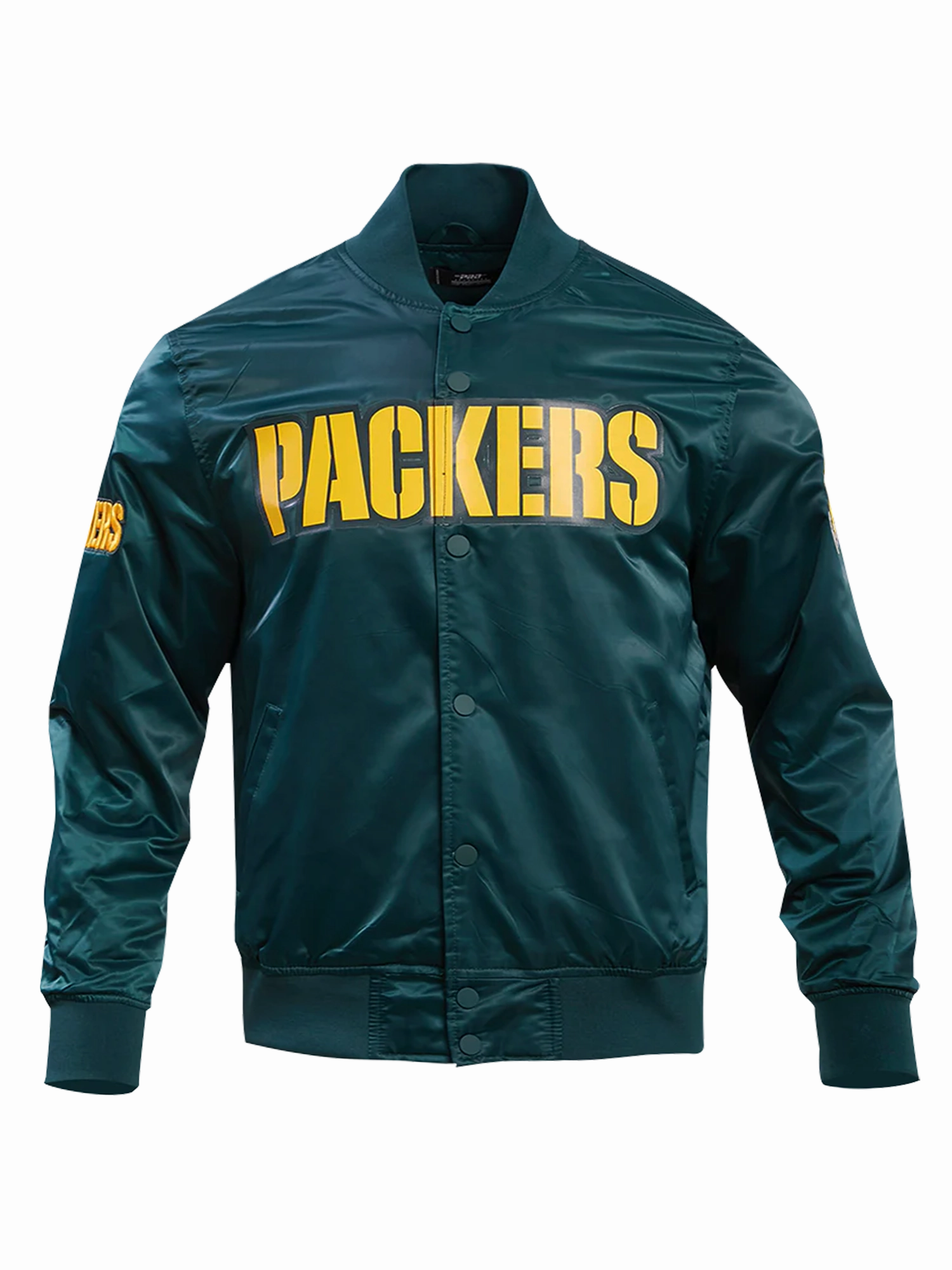 Green Bay Packers Pro Standard NFL Team Classic Satin Button Jacket - Green