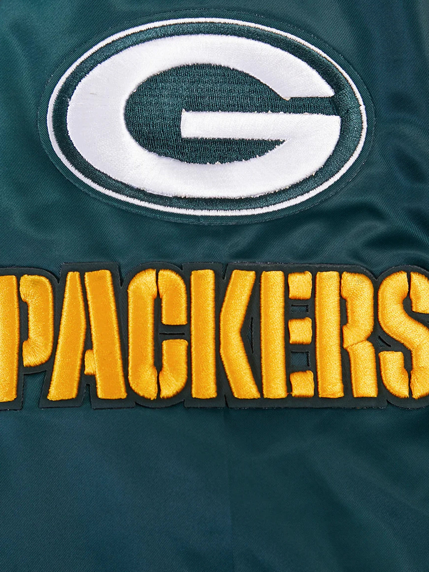 Green Bay Packers Pro Standard NFL Team Classic Satin Button Jacket - Green
