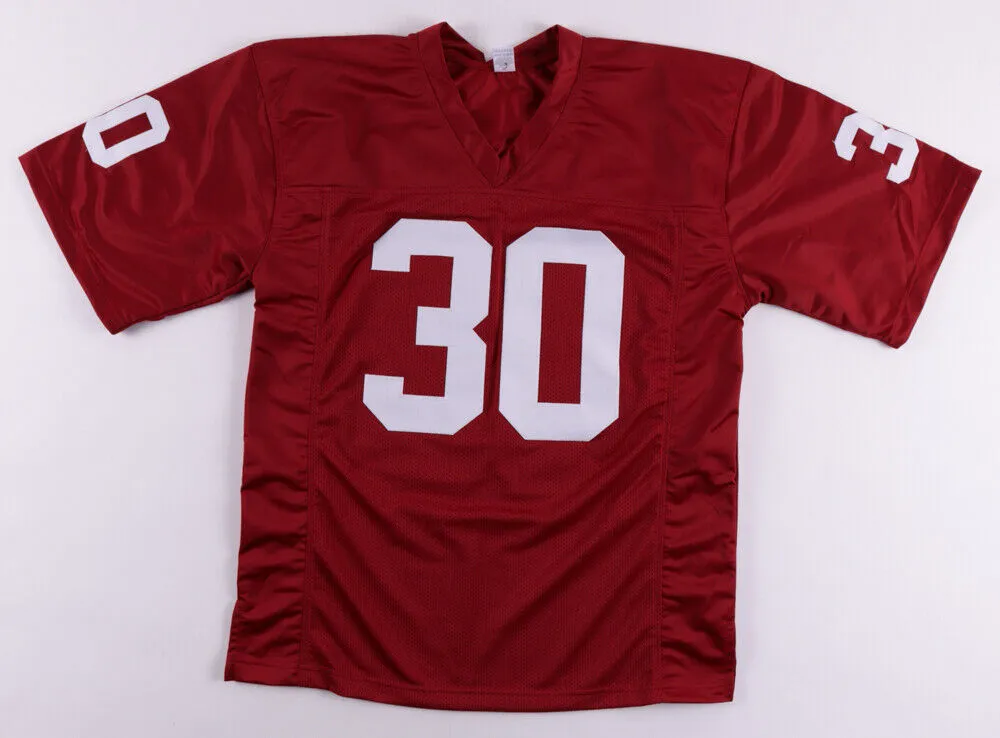 Greg Pruitt Signed Oklahoma Sooners Jersey Inscribed "HOF" & "2x AA" (PSA COA)