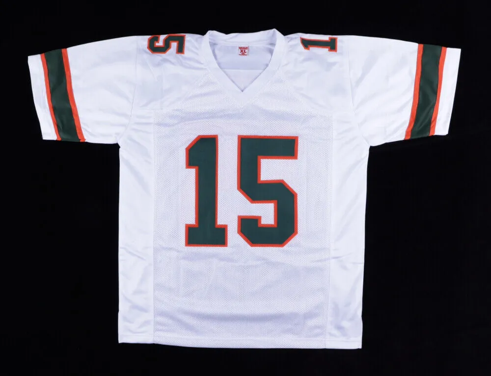 Gregory Rousseau Signed Miami Hurricanes Jersey (JSA COA) 2019 15.5 Sacks