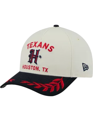 Houston Texans New Era NFL 25 Draft 9FORTY M-Crown Snapback Hat - Chrome