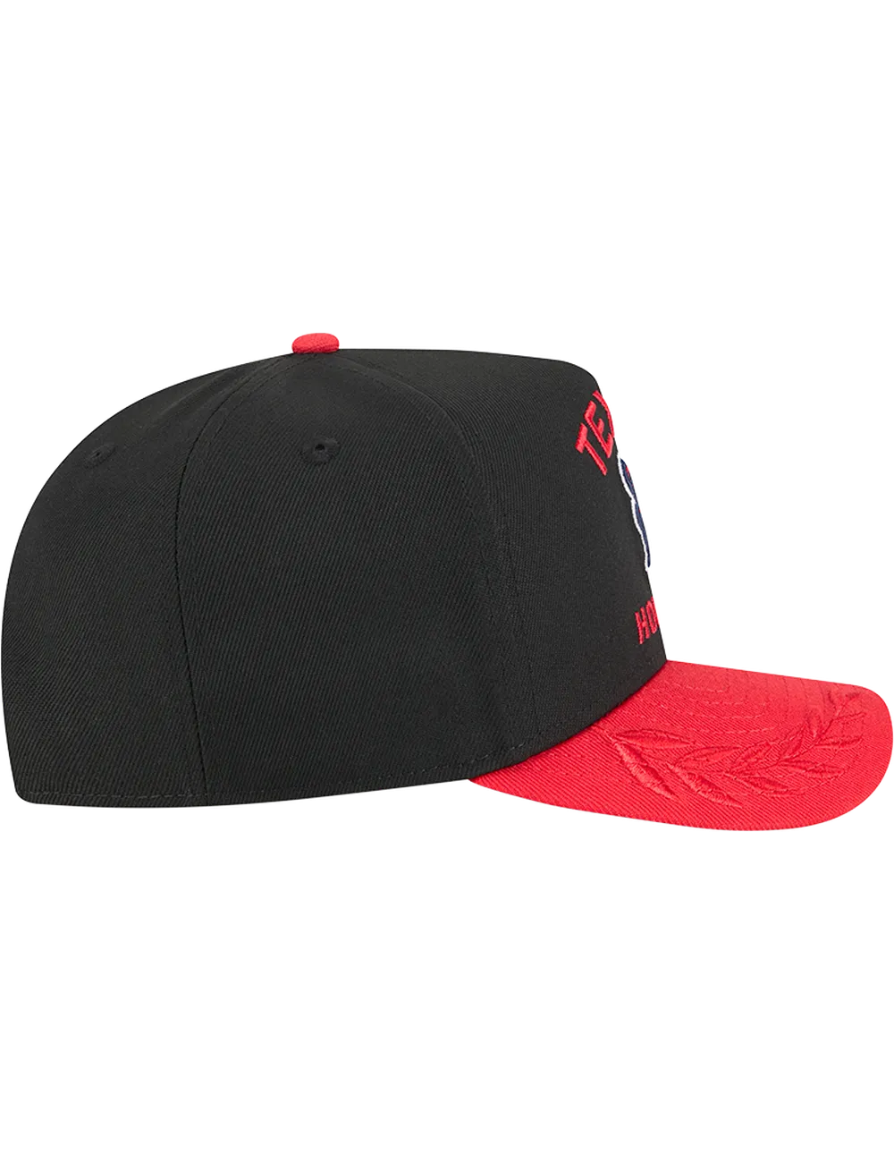Houston Texans New Era NFL 25 Draft Pre-Curved 9FIFTY A-Frame Snapback Hat - Black
