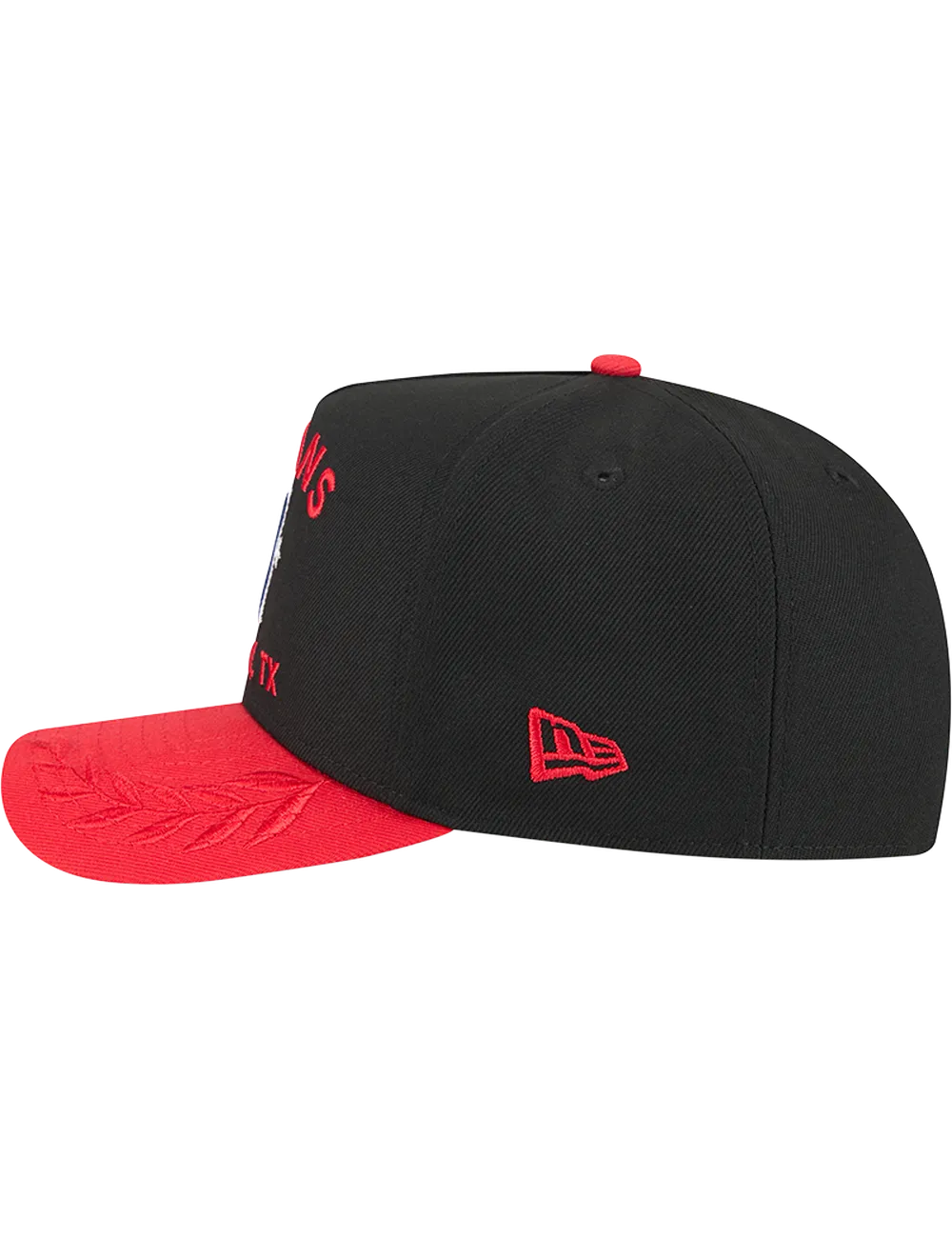 Houston Texans New Era NFL 25 Draft Pre-Curved 9FIFTY A-Frame Snapback Hat - Black
