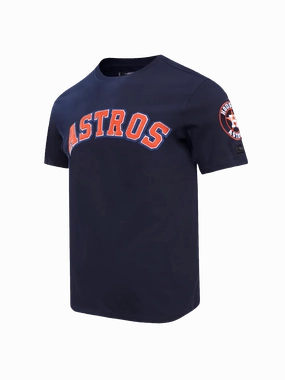 Houston Astros Pro Standard MLB Team Chenille Flex T-Shirt - Navy