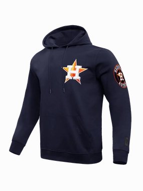 Houston Astros Pro Standard MLB Team Chenille Hoodie Jumper  - Navy