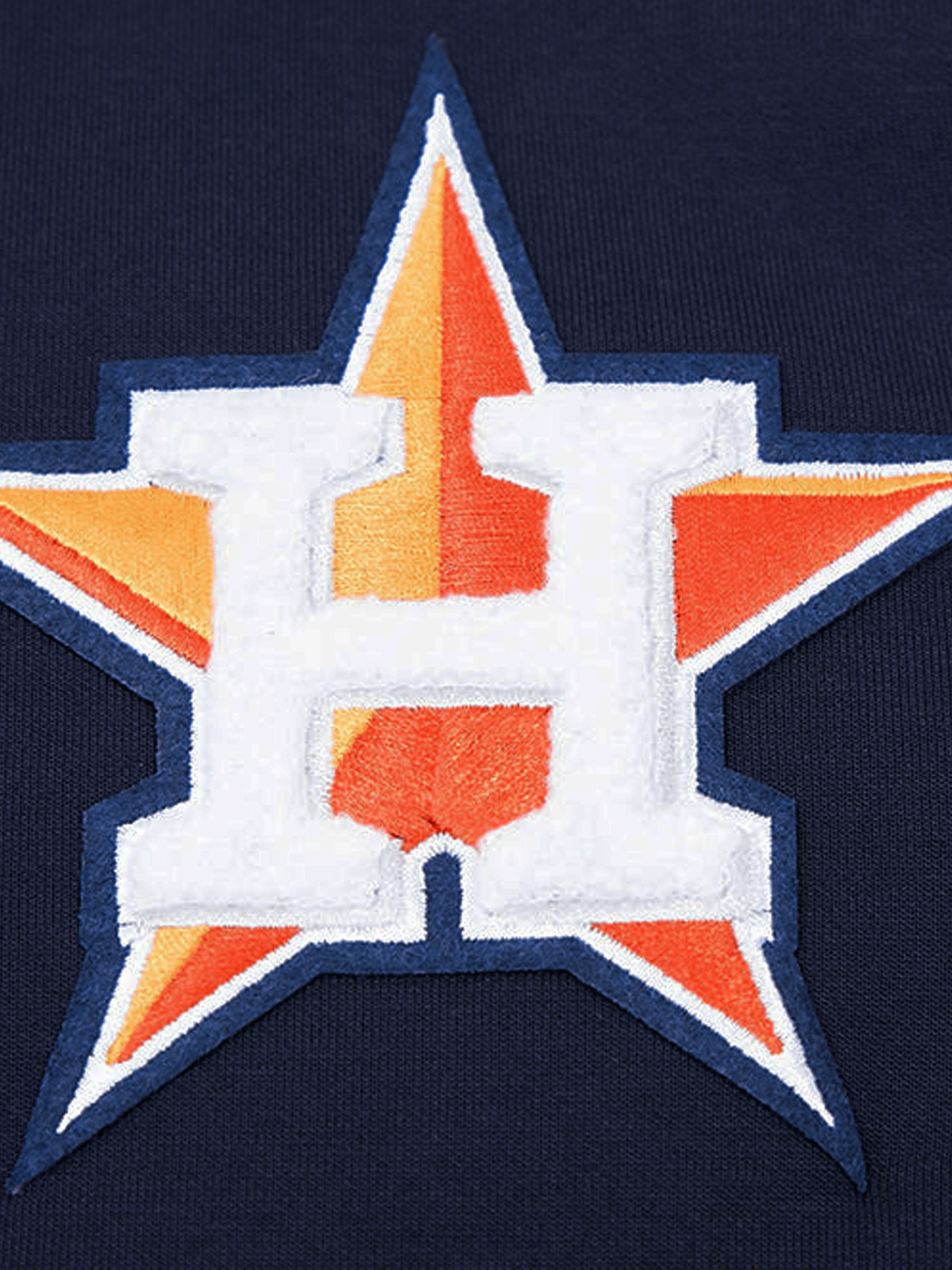 Houston Astros Pro Standard MLB Team Chenille Hoodie Jumper  - Navy