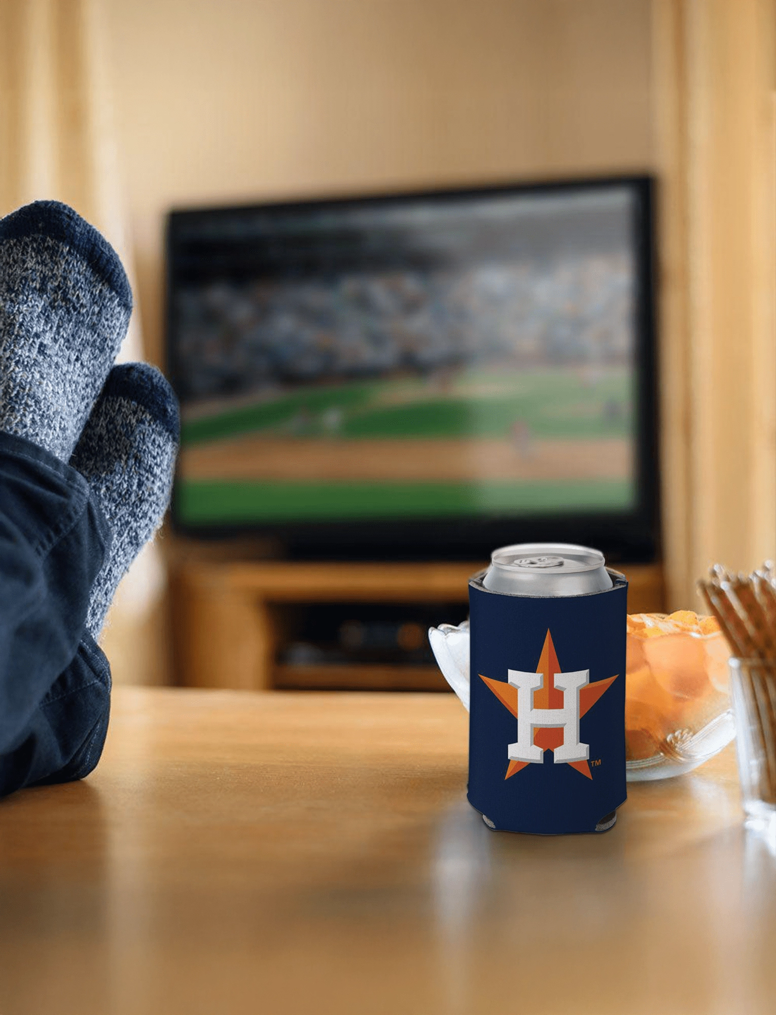 Houston Astros Wincraft MLB Double Sided Can Cooler/Stubby Holder
