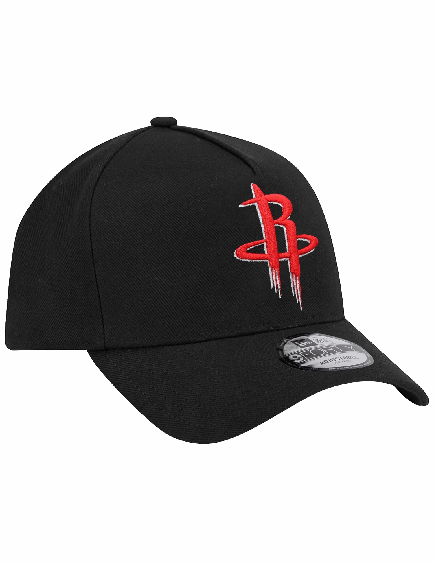 Houston Rockets New Era NBA Team 9FORTY A-Frame Snapback Hat - Black