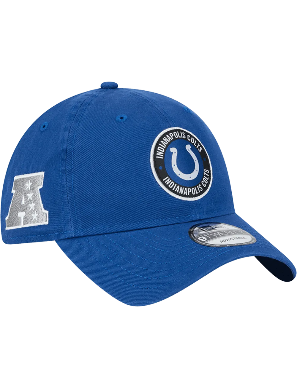 Indianapolis Colts New Era NFL 24 Sideline 9TWENTY Strapback Hat