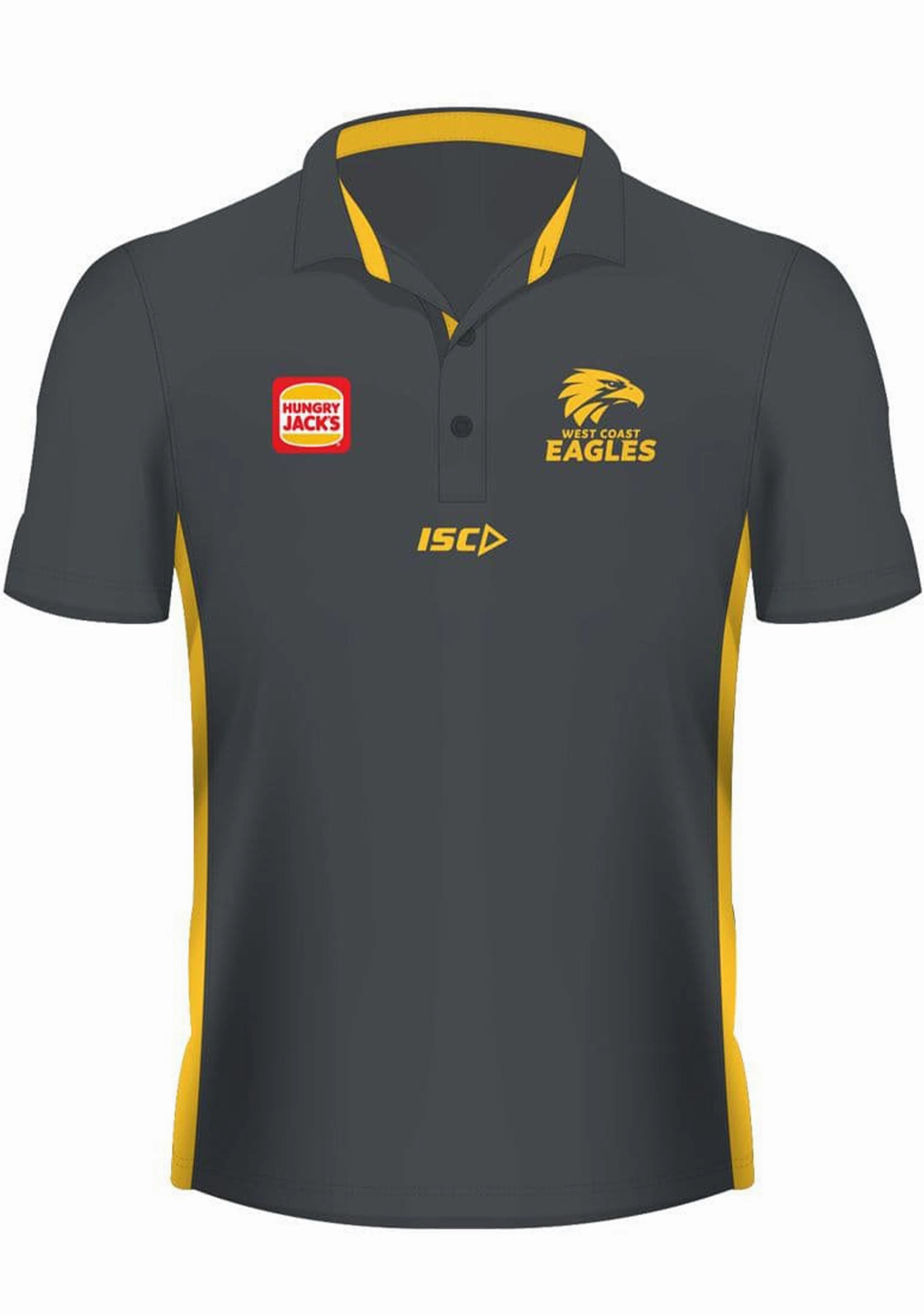 ISC Mens West Coast Eagles 2019 Media Polo