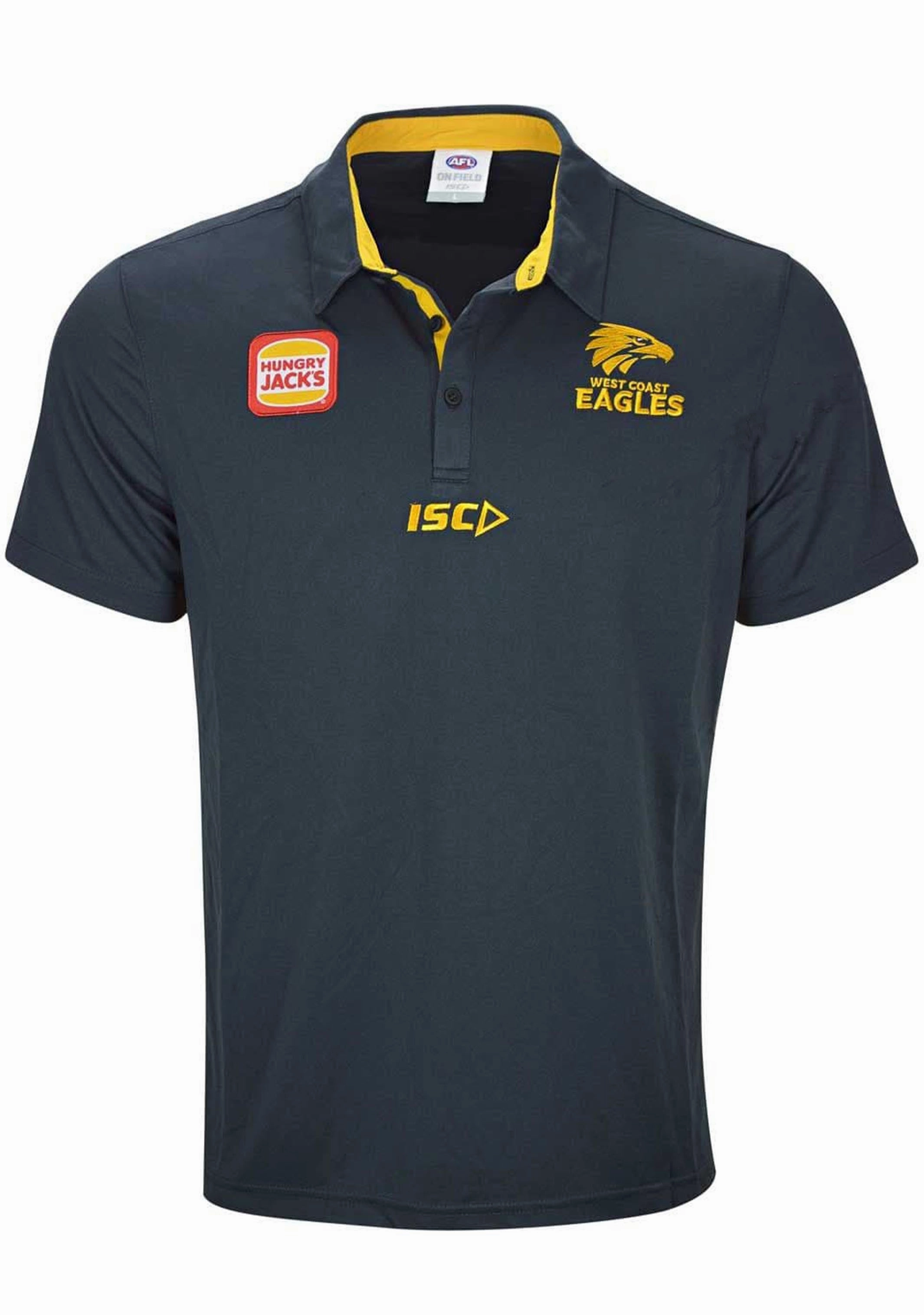 ISC Mens West Coast Eagles 2019 Media Polo