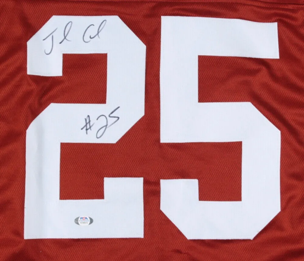 Jamaal Charles Signed Texas Longhorns Jersey (PSA Holo) K.C.Chiefs R.B 20082016