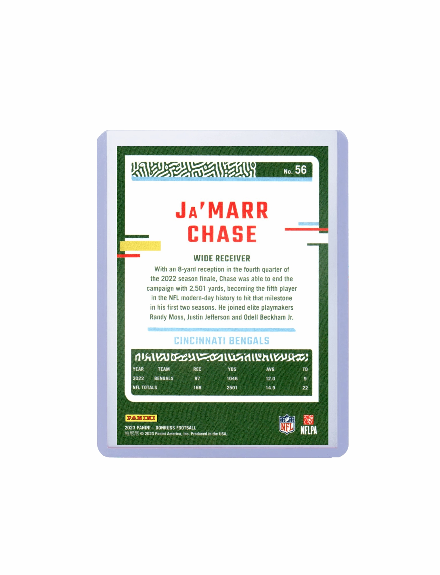 JaMarr Chase Cincinnati Bengals Panini NFL 23-24 Donruss Card