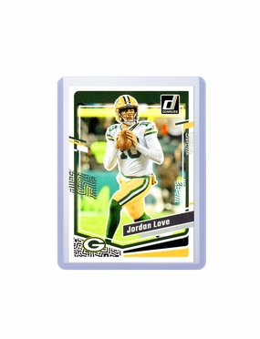 Jordan Love Green Bay Packers Panini NFL 23-24 Donruss Card
