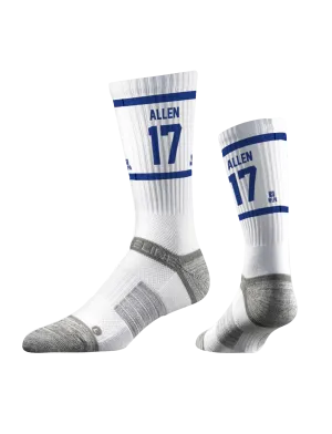 Josh Allen Buffalo BIlls Strideline NFL Jersey Premium Sub Crew Socks
