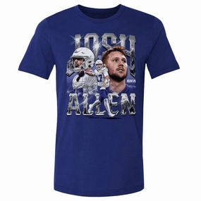Josh Allen Buffalo Bills 500 Level NFL Homage T-Shirt - Blue
