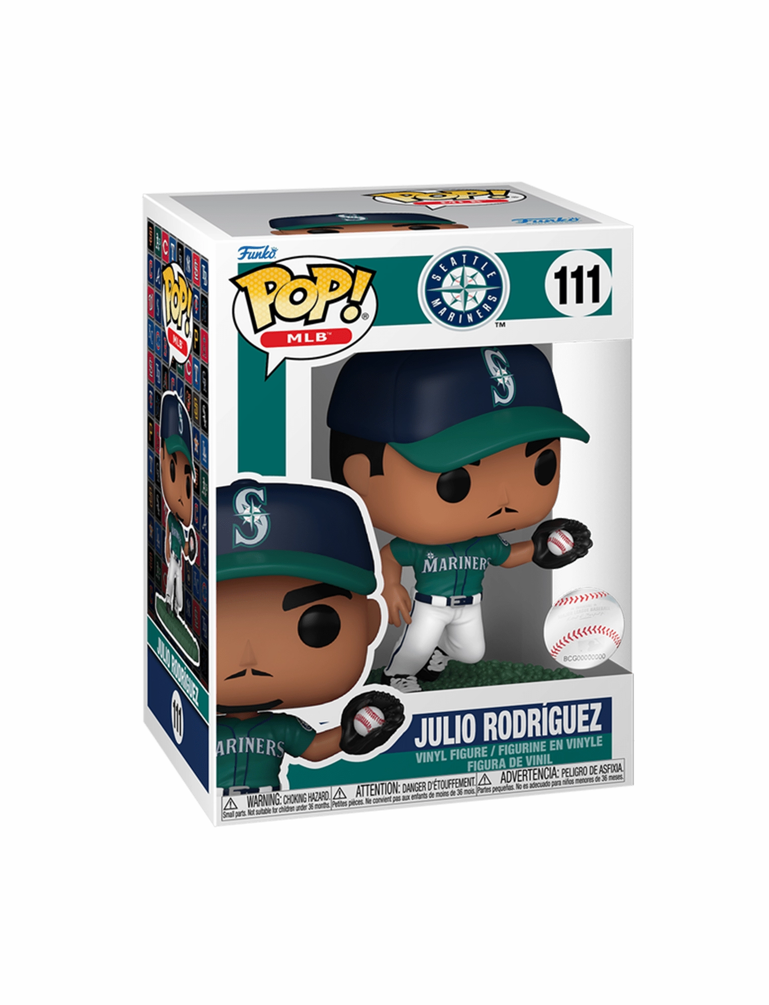 Julio Rodriguez Seattle Mariners Funko MLB Pop Vinyl Figure - 299