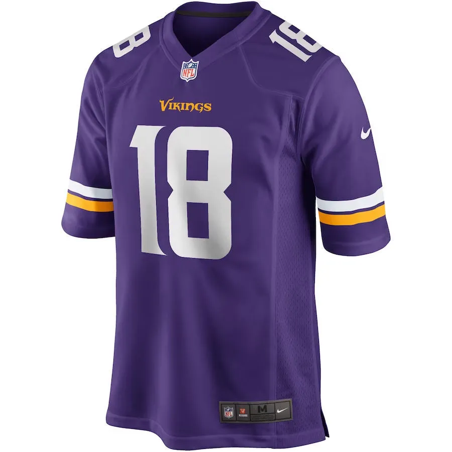 Justin Jefferson Minnesota Vikings Nike Game - Jersey - Purple