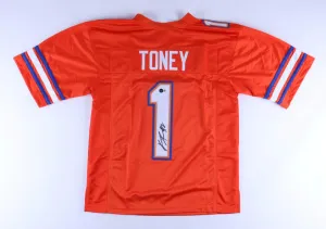 Kadarius Toney Signed Florida Gators Jersey (Beckett) Kansas City Chiefs W.R.