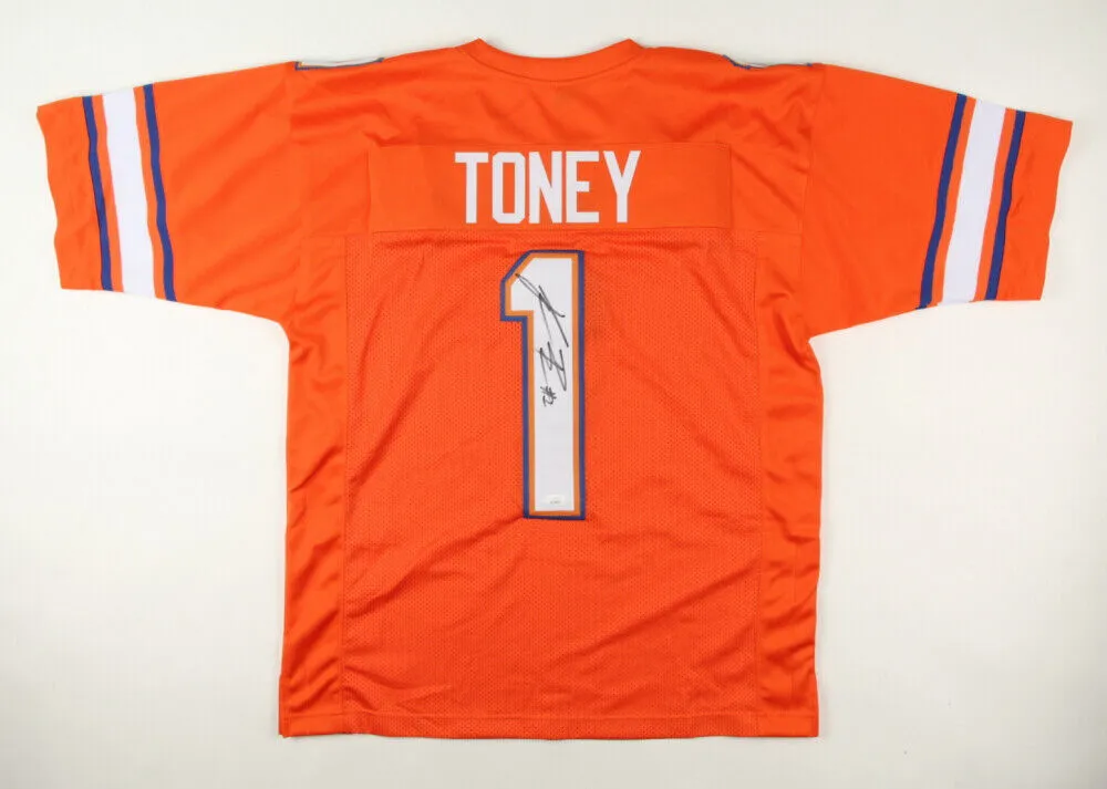 Kadarius Toney Signed Florida Gators Jersey (JSA COA) 2021 1st Rnd Pick  Giants