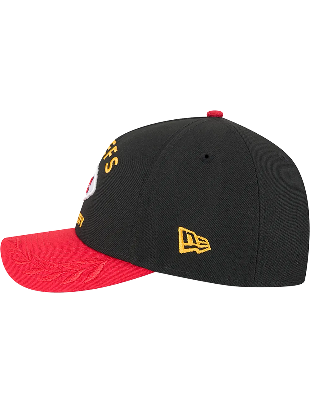Kansas City Chiefs New Era NFL 25 Draft 9FORTY M-Crown Snapback Hat - Black