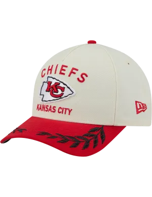 Kansas City Chiefs New Era NFL 25 Draft 9FORTY M-Crown Snapback Hat - Chrome
