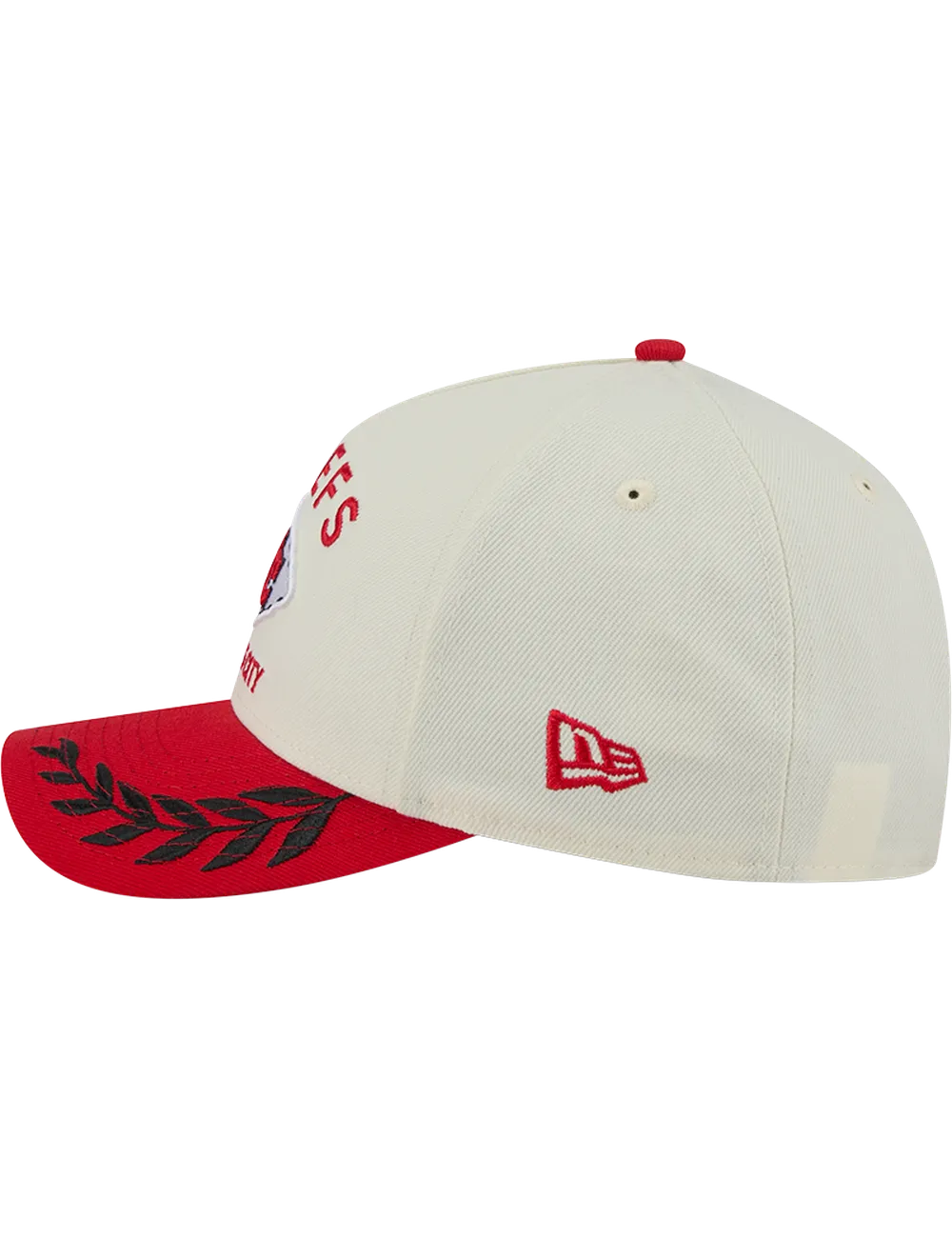 Kansas City Chiefs New Era NFL 25 Draft 9FORTY M-Crown Snapback Hat - Chrome
