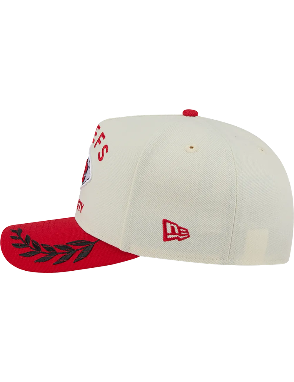 Kansas City Chiefs New Era NFL 25 Draft Pre-Curved 9FIFTY A-Frame Snapback Hat - Chrome