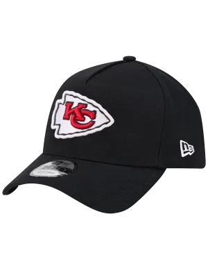 Kansas City Chiefs New Era NFL Team 9FORTY A-Frame Snapback Hat - Black