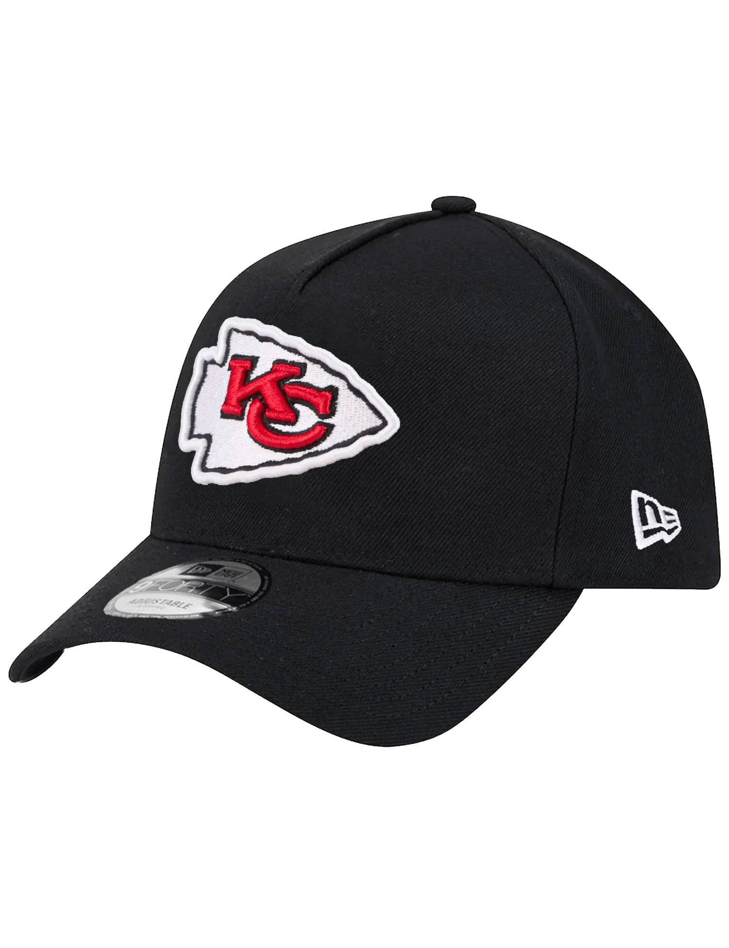 Kansas City Chiefs New Era NFL Team 9FORTY A-Frame Snapback Hat - Black